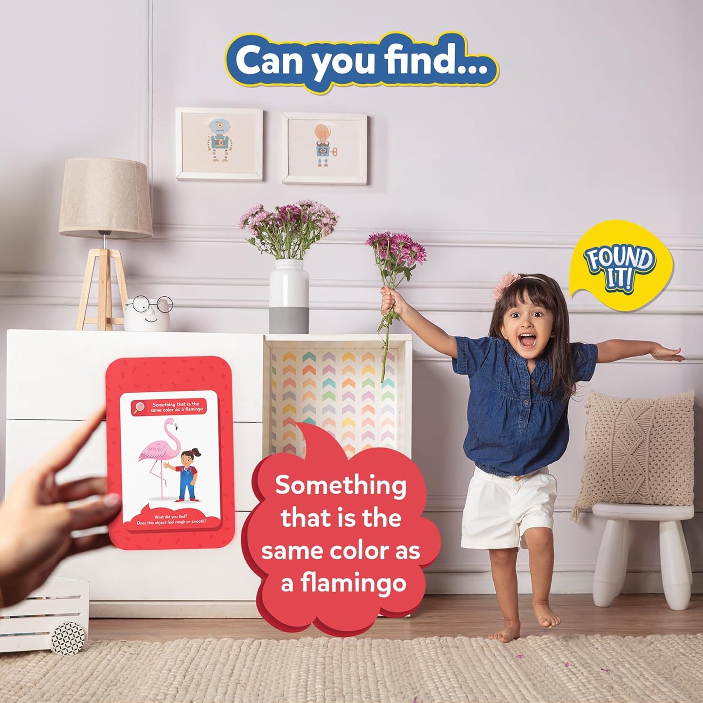 "Indoor Scavenger Hunt Card Game – Found It! Educational Learning Toy for Kids and Families, Ages 4-7, Perfect for Home, School, and Playdates" Ask ChatGPT