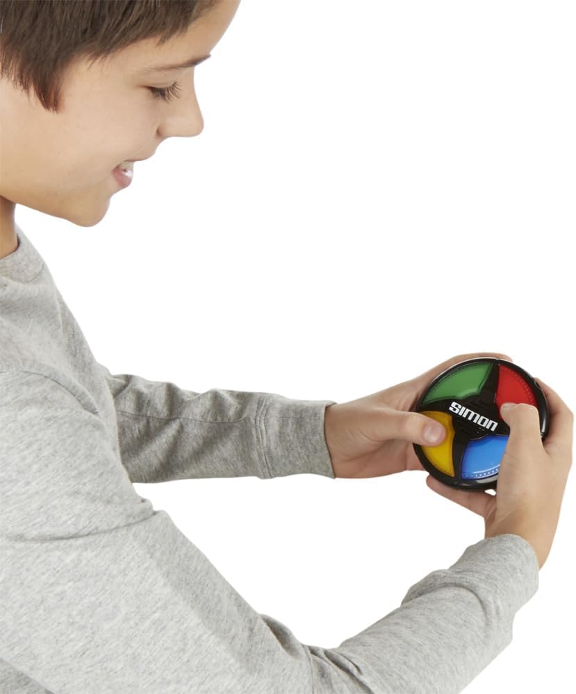 "Classic Memory Challenge Electronic Game | Compact & Portable | Fun for 1 or More Players | Ages 8+"