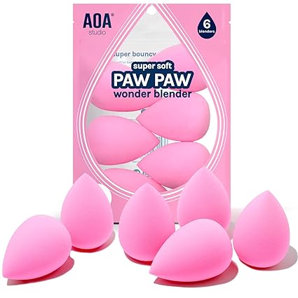 "Makeup Sponge Set – Latex-Free, High-Definition Beauty Blenders for Powder, Cream, and Liquid – Set of 6 Super Soft Cosmetic Sponges"