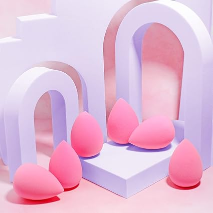 "Makeup Sponge Set – Latex-Free, High-Definition Beauty Blenders for Powder, Cream, and Liquid – Set of 6 Super Soft Cosmetic Sponges"