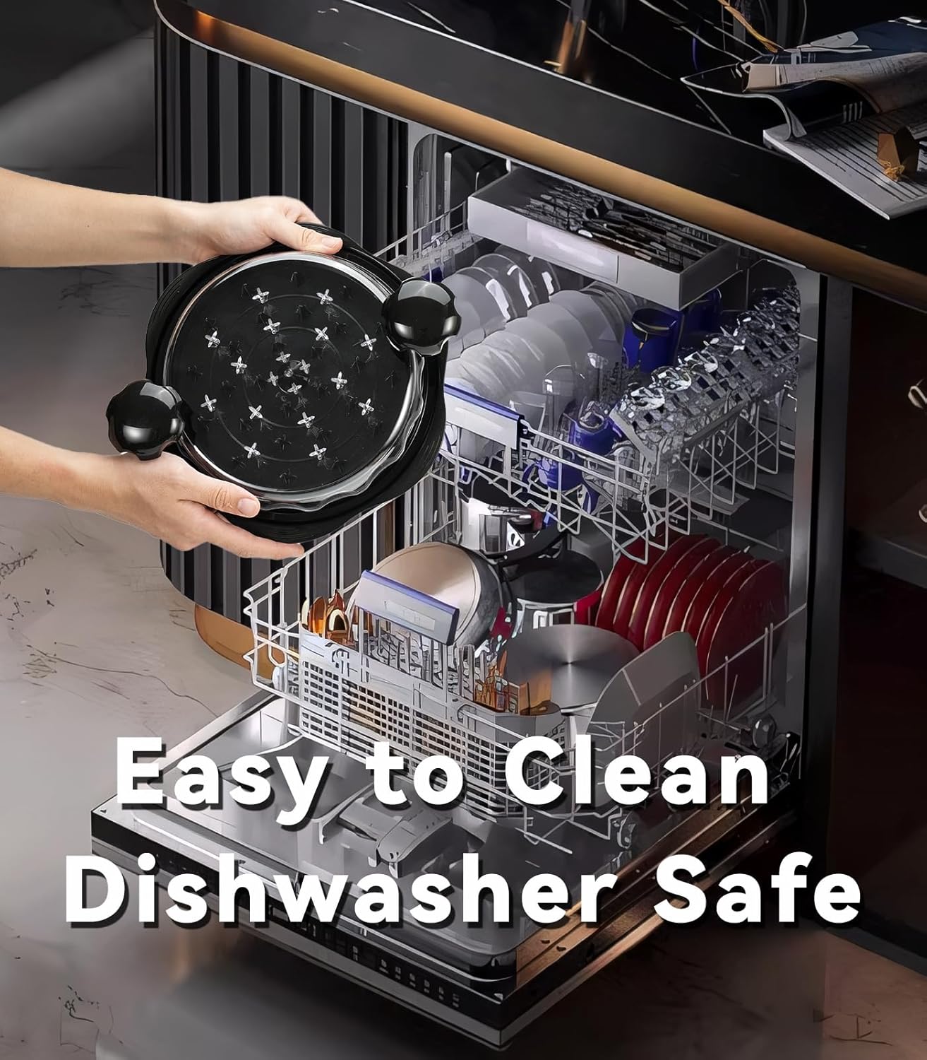 Chicken Shredder Tool – Manual Twist Grinder for Shredding Chicken, Meat, Vegetables, and More – Elegant Black ✅