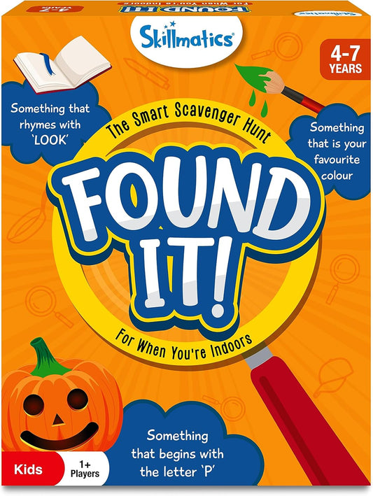 "Indoor Scavenger Hunt Card Game – Found It! Educational Learning Toy for Kids and Families, Ages 4-7, Perfect for Home, School, and Playdates"     Ask ChatGPT
