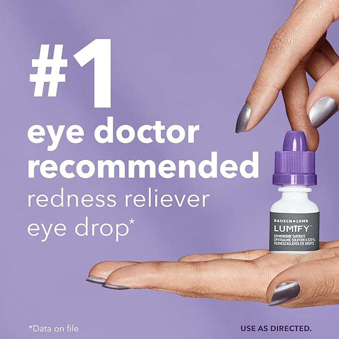 Redness Reliever Eye Drops – For Whiter and Brighter Looking Eyes, 0.25 Fl Oz (7.5 mL)     Ask ChatGPT