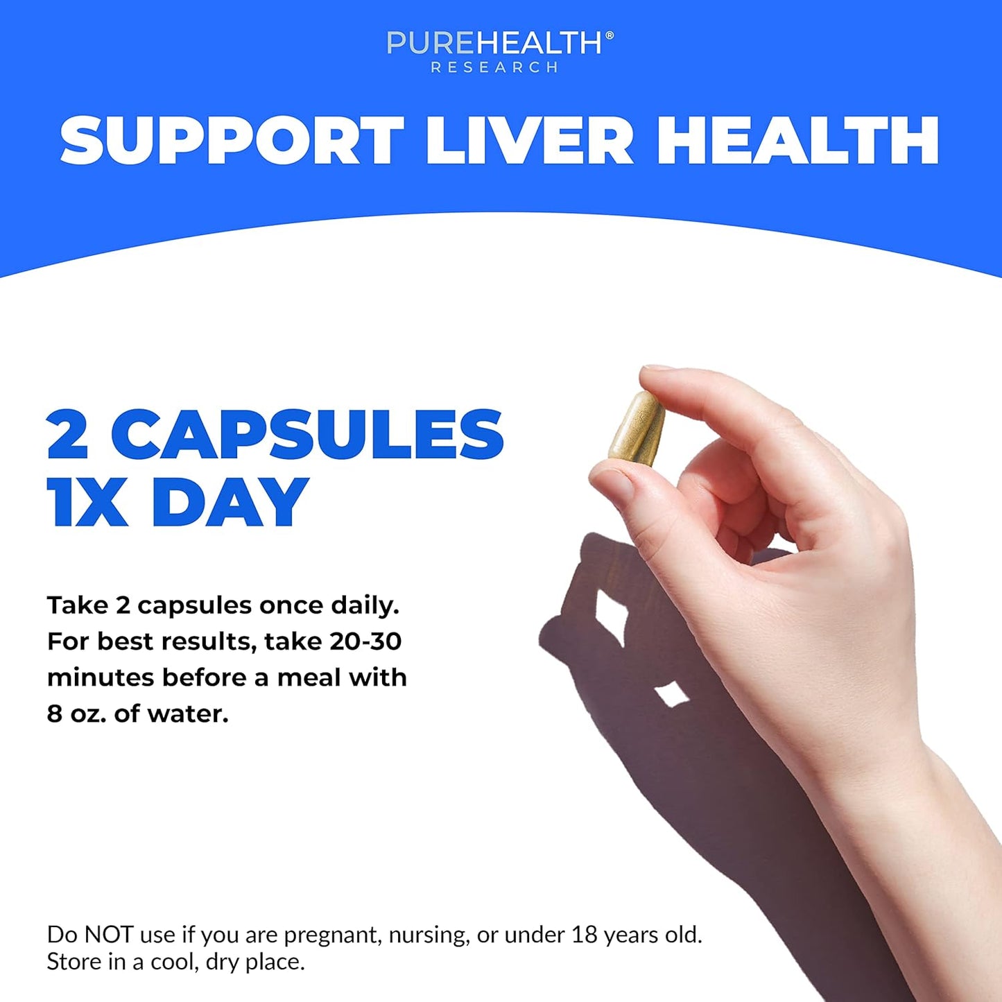 Liver Health Supplement – Liver Cleanse, Detox & Repair with Milk Thistle, Artichoke Extract, Dandelion Root, Turmeric & Berberine – 11 Natural Nutrients – 30-Day Supply