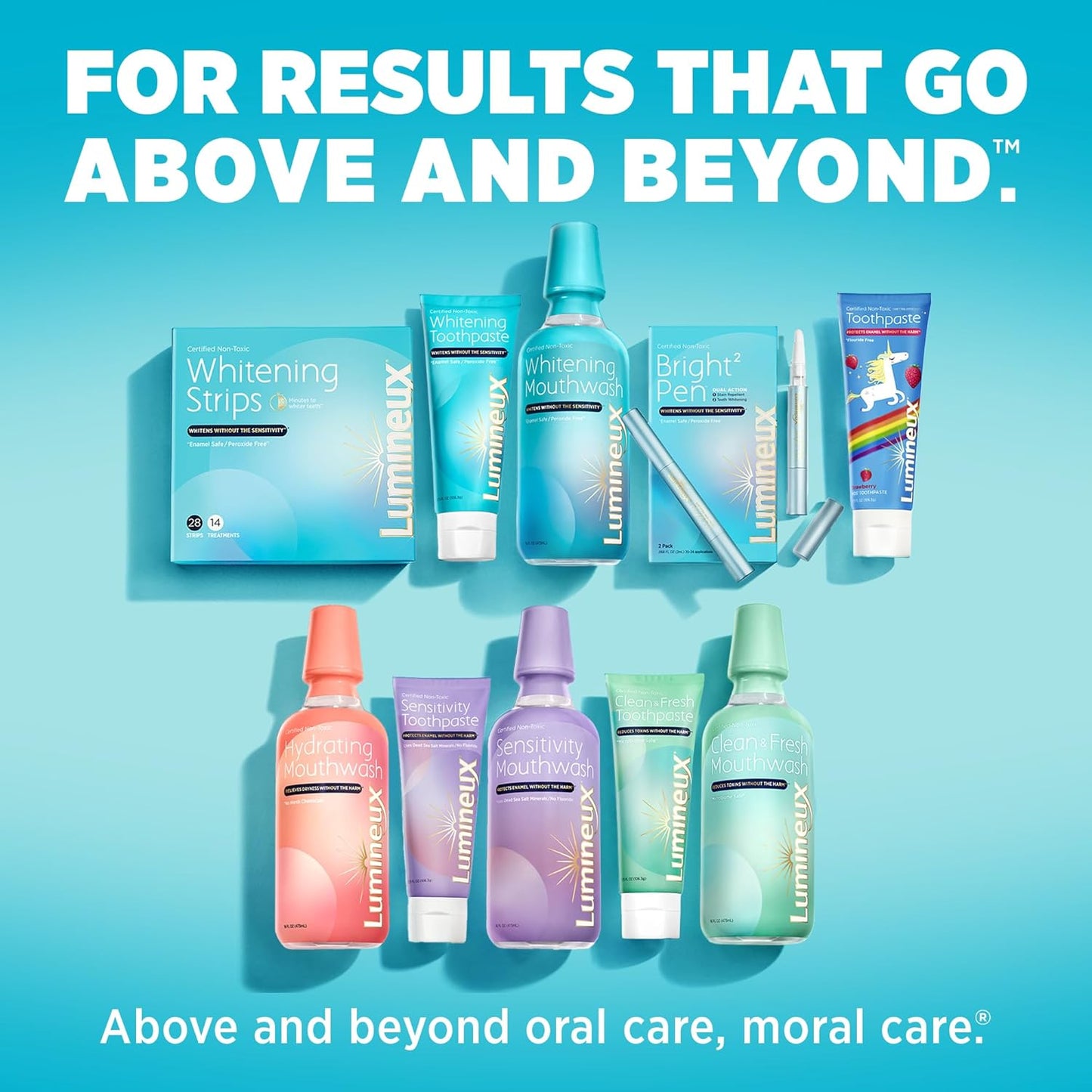 Teeth Whitening Strips – 9 Treatments, Peroxide-Free, Enamel Safe, Dentist Formulated, Sensitivity-Free for Whiter Teeth