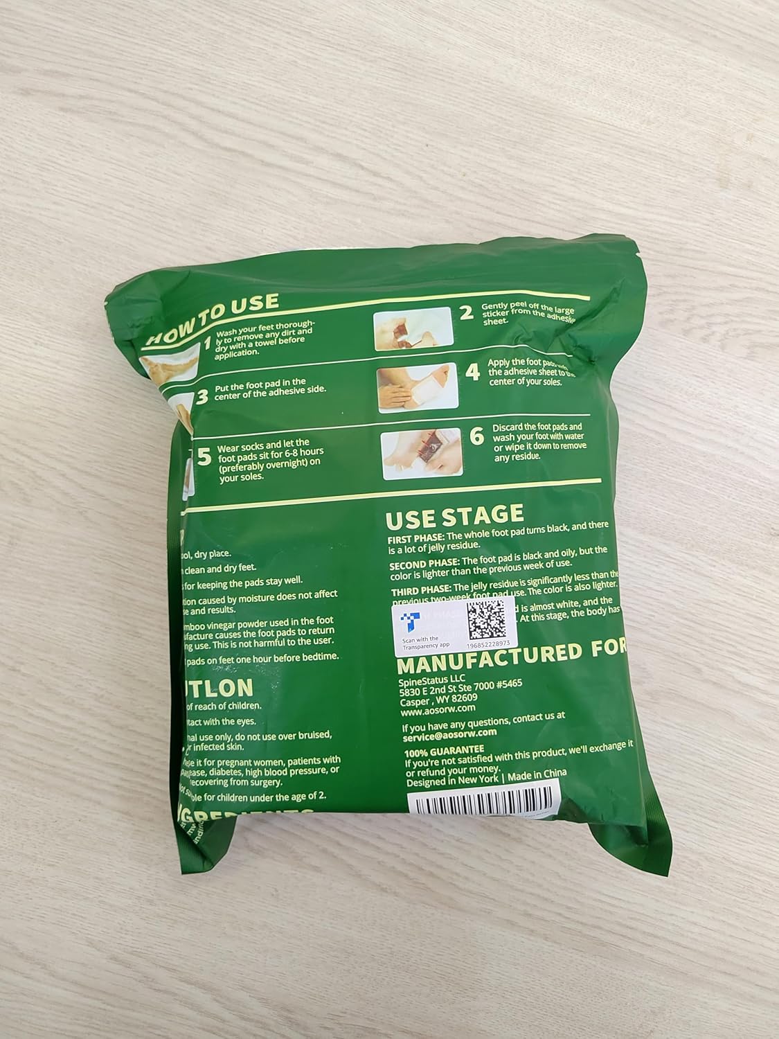 Herbal Foot Pads – 100 Pack – Ginger Oil & Bamboo Charcoal – Stress Relief, Fatigue Reduction, Sleep Support & Body Cleansing Patches