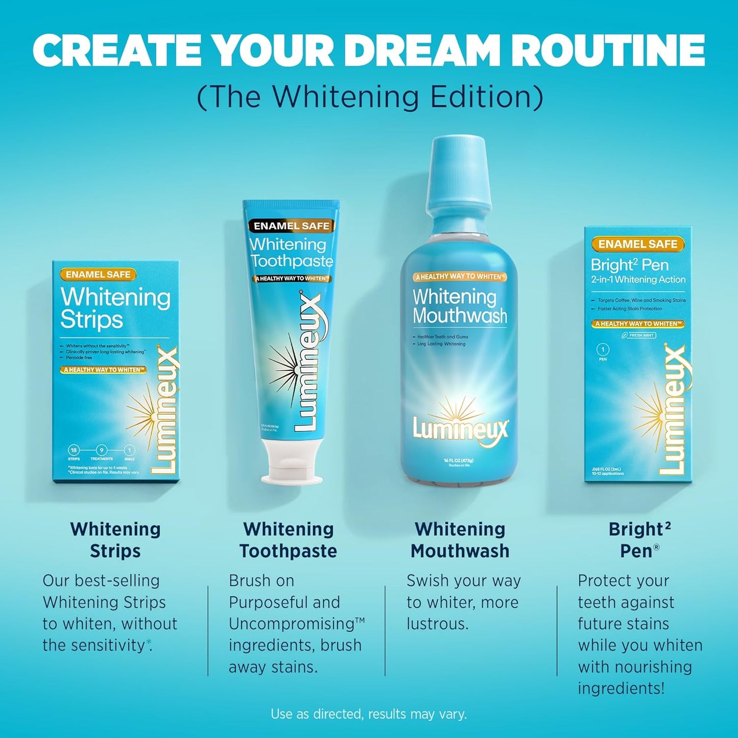 Teeth Whitening Strips – 9 Treatments, Peroxide-Free, Enamel Safe, Dentist Formulated, Sensitivity-Free for Whiter Teeth